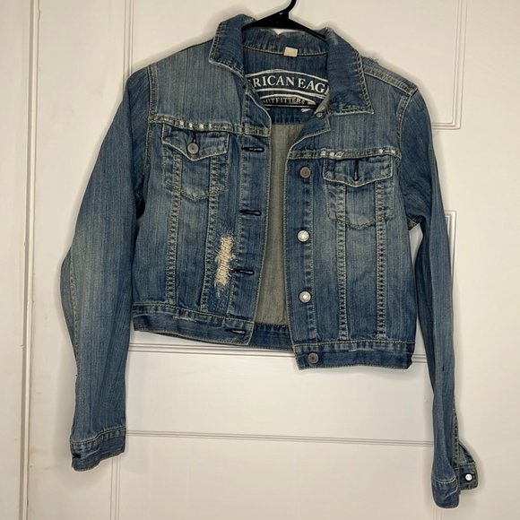 American Eagle Outfitters Jackets & Blazers - Vintage American Eagle Outfitters Women's Denim Jacket- M